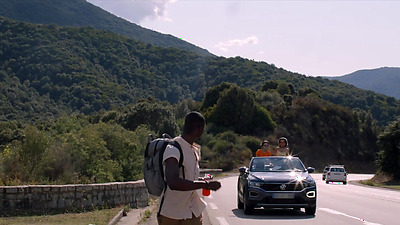 BLACKED Yukki & Tasha Pick Up Hitchhiker On BBC Adventure - Tasha Lustin