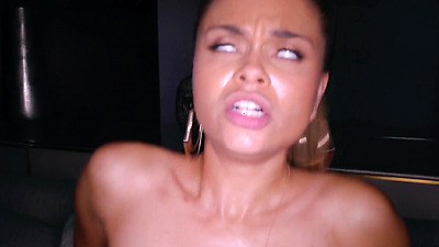 BLACKEDRAW Petite Destiny Takes On Dwayne's Double-XL Dick - Destiny Cruz