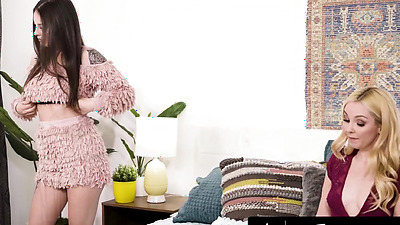 OUT OF THE FAMILY - Hot Teen Maddy May Tries Lesbian Sex For The Time With Her Sexy MILF Stepmom - Aaliyah Love