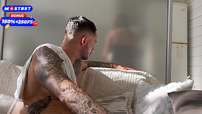 Paula Rojas makes a turk to the bricklayer and ends up fucking him PART 2 - FT Eldesc0