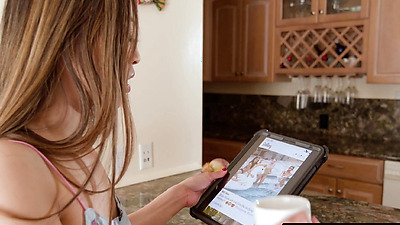 GIRLSWAY - Lonely Asian Alexia Anders Fucks Her MILF Neighbor Lauren Phillips During Spring Break