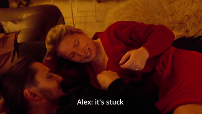 We tried to be quiet while making love in the living room