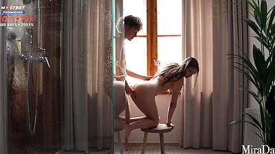 Amateur Couple Having Hot Intense Fuck in the Shower - Mira David
