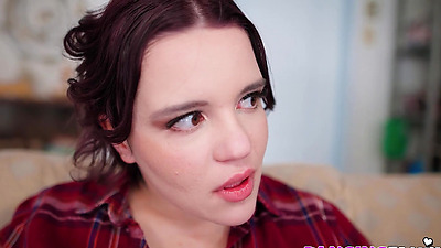 Banging Family - A Big Tits BBW Teen is Fucked Anal by her StepDad