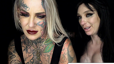 Evilyn Ink destroys Misha during a sexy energetic fuck!