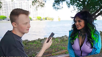 REALITY KINGS - Hot MILF Xwife Karen Confesses That She Is Fan Of Influencer Jimmy & Definitely Wants To Try His Cock