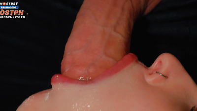 CLOSE UP: The perfect mouth for your penis, and the best place for your cum / Dolly Rud