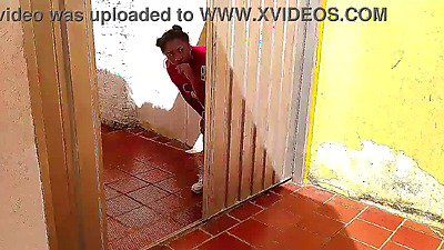 Fucking outdoors in front of the public street with my stepbrother. I am a horny and exhibitionist stepsister