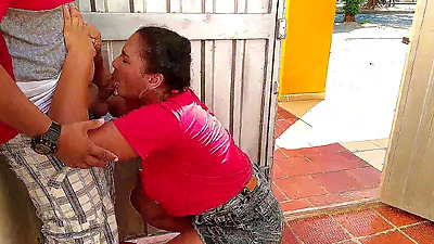 Fucking outdoors in front of the public street with my stepbrother. I am a horny and exhibitionist stepsister