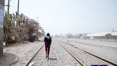 Shy 18 year old petite Latina gets fucked by a kinky stranger from Peru.