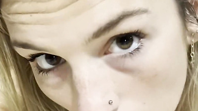 Innocent College Teen Gets a Messy Facial From Her Ex Boyfriend!!