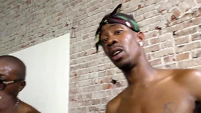 Stella Cox Gets DPd By Big Black Cocks