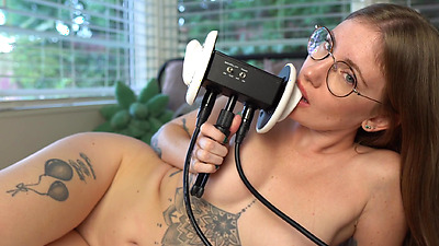 ASMR * Sloppy Wet Spit & Drool Ear Licking * Emma Ruby