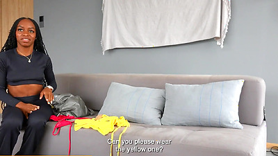 Fit Ebony Latina Humped Bareback Rough In A Casting With Hung Producer