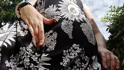 A Serene Afternoon with Nicoletta in Her Garden of Dreams with a lot of squirting