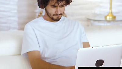 MOMMY'S BOY - Worried Stepmom Christie Stevens Lets Her Gamer Stepson Fuck Her To Exercise