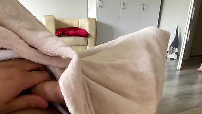 Stepmother is getting ready for the party and I'm secretly jerking off!!!