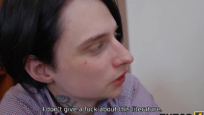 TUTOR4K. Literature and Curvature. Hot sex with private teacher Moon Flower & Lil Endi