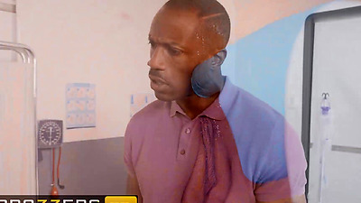 BRAZZERS - Naughty Siri Dahl Got A Long String Of Anal Beads Stuck In Her Butt & Visits The Doctor To Remove Them