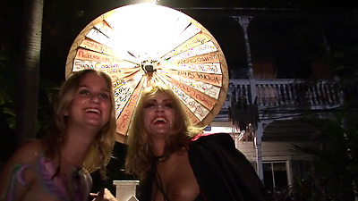 Losing A Dare A Milf And Teen Going Down On Eachother In Costume At Festival In Key West