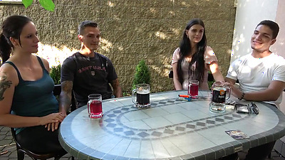 Young Married Couple Try Wife Swap For The Very First Time 007