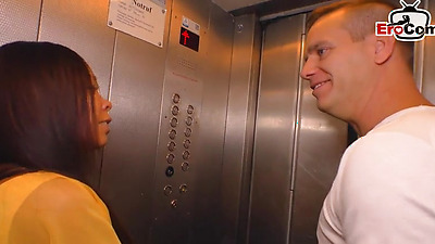 Fucking In The Elevator With Asian Melissa Deep