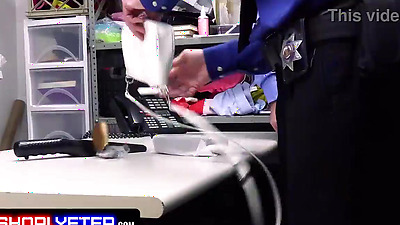 3 Officers Conduct A Thorough Cavity Inspection On Penelope Woods In Front Of Her Shocked Stepdaddy