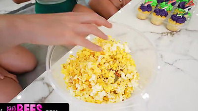 Best Friend Forever Babe Night Extravaganza Filled With Snacks, Spooky Flicks, And Lots Of Tits