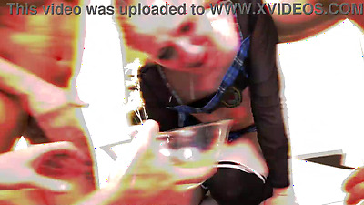 USA newbie Bella Bradley - 100% Hell (very rough scene) with DVP and PISS