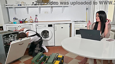 Agitated Chick Anissa Kate Relieves Her Tension During Adulterous DP Threeway GP3213