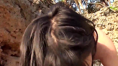 Amateur oral job and handjob with steaming asian doll - Megumi Haruka! Megumi Haruka, the inexperienced suck off queen, takes a manhood to the beach for an outdoor handjob.