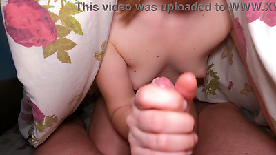 Snuck under the covers to steal my stepbrother's sperm! SHORT VERSION