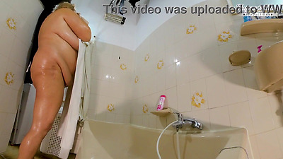 Big Natural Titted Aged Lady Babet enjoying Sex