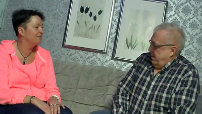 A stunning German amateur mature wife Nicole S in her late fourties and her older husband Willi enjoying in pussy play and blowjob and hardcore sex