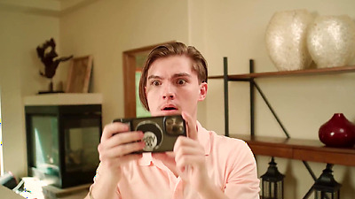 Busty bisexual black teen and her blonde GF get railed by big shaft roommate