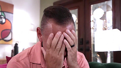 Teen catches her stepdad watching porn