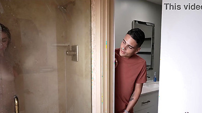 Stepmom Venus Sucks Ethan’s Fat Dick and Swallows His Load!