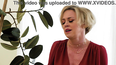 Big boobs MILF stepmom gets her stepson to knock up his blonde partner