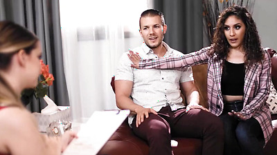 Cheating husband fucks his marriage counselor in front of his wife