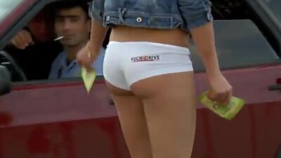 FUCK'N'DRIVE - Blond babe picked up by BMW driver and fucked in car.