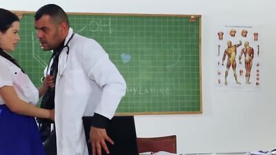 Trainee Nurse Cassie Fire Rides Her Teacher