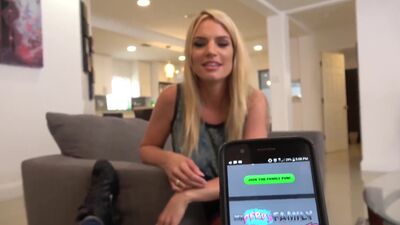 Hot MILF Plays Sex Dice Game with Big Dick Stepson