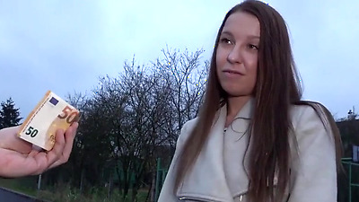 Amateur Girl Mishelle Klein Fucks A Stranger For Some Cash