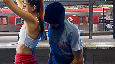 couple has sex in public!