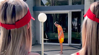 Lifeguard Besties Suck Donnie’s Penis to Life!