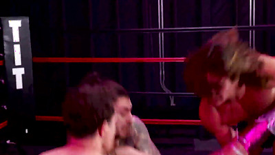 Masked Gypsy Sucks Off Rivals in One-on-Three Bang