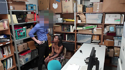 Teen Can Leave the Store but Not without A Stern Lesson Being Taught to Her - Fuckthief