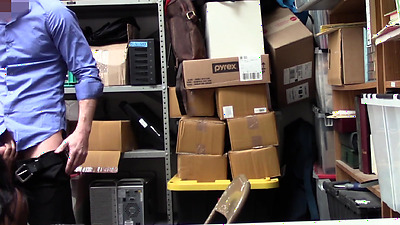 Teen Can Leave the Store but Not without A Stern Lesson Being Taught to Her - Fuckthief