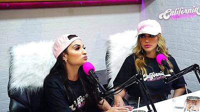 Flavia Oliver Performs Oral Sex On Natasha Steffens During The Recording Of The California Podcast