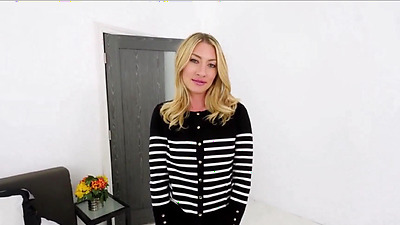 ThePervMom - Petite Blonde Step Mom Orgasms On Step Son's Big Penis While Practicing For Big Night POV